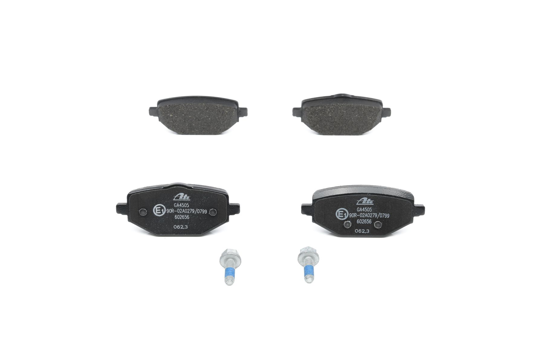 ATE 13.0460-2656.2 Pastiglie dei freni Renault Captur 2 E-TECH 160 158 CV Benzina/Elettrico 2025