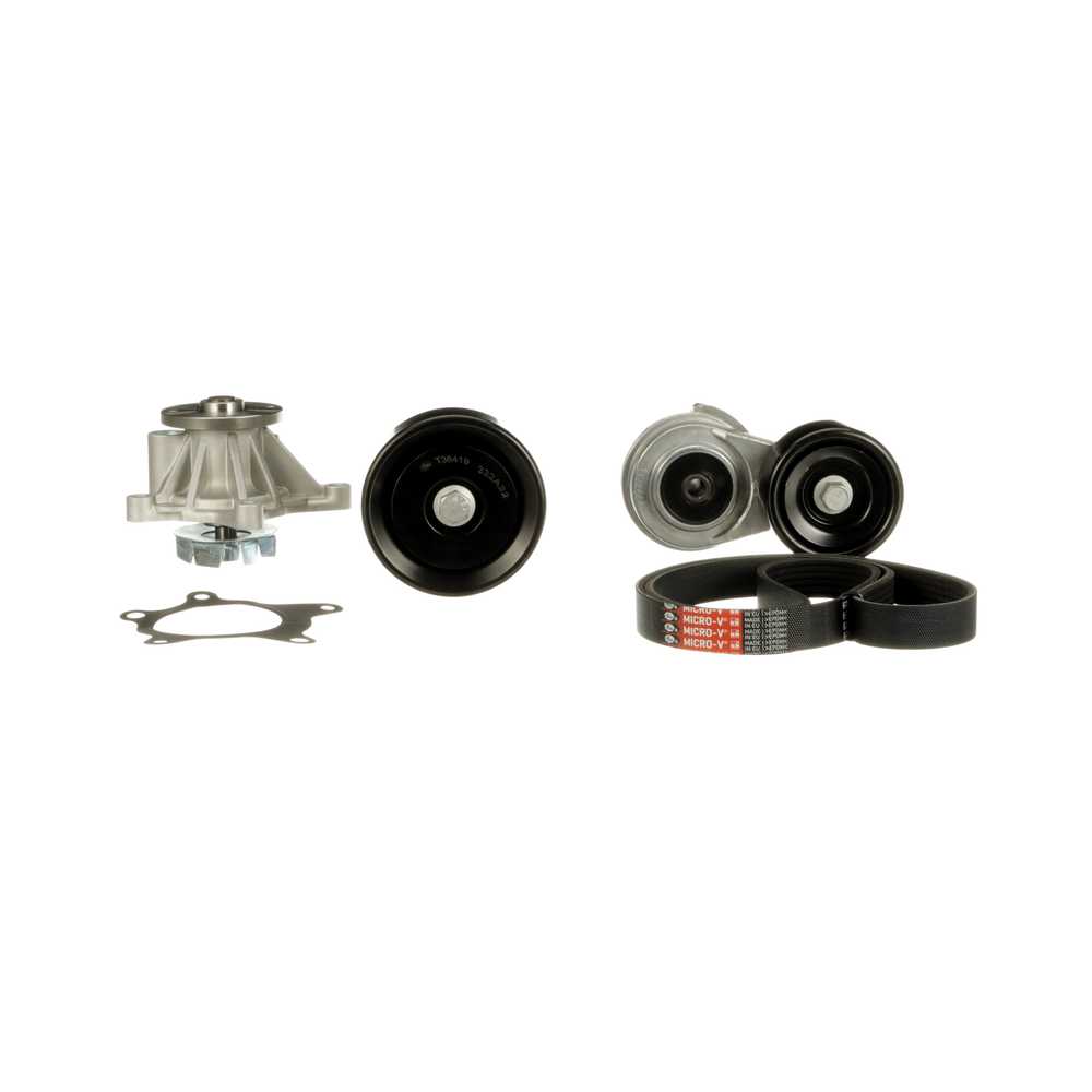 GATES KP96PK2138 waterpomp + multi v-riemset 6PK2138
