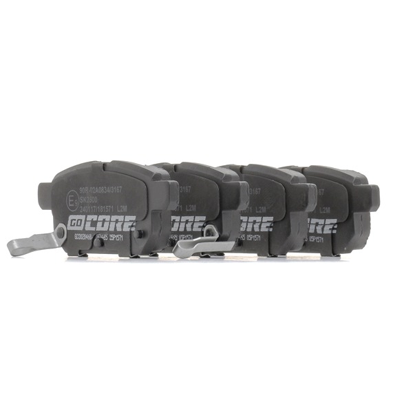 goCORE GCD020460 Bremsbeläge Suzuki Swift fz nz 1.4 (AZH 414) 102 PS Benzin 2017