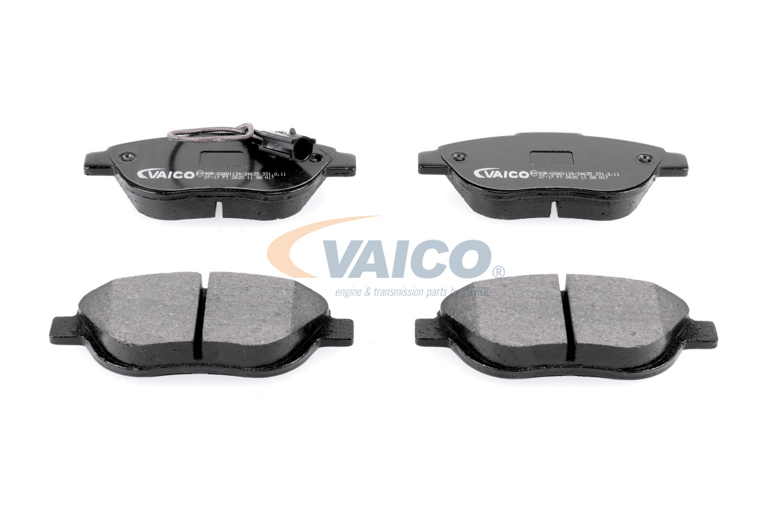 VAICO V22-0133 Remblokken FIAT Doblo II Flatbed Vrachtwagen/Chassis (263) 1.6 D Multijet (263HXN1B, 263YXN1B, 263HXV1B, 263YXV1B) 120 Pk Diesel 2017