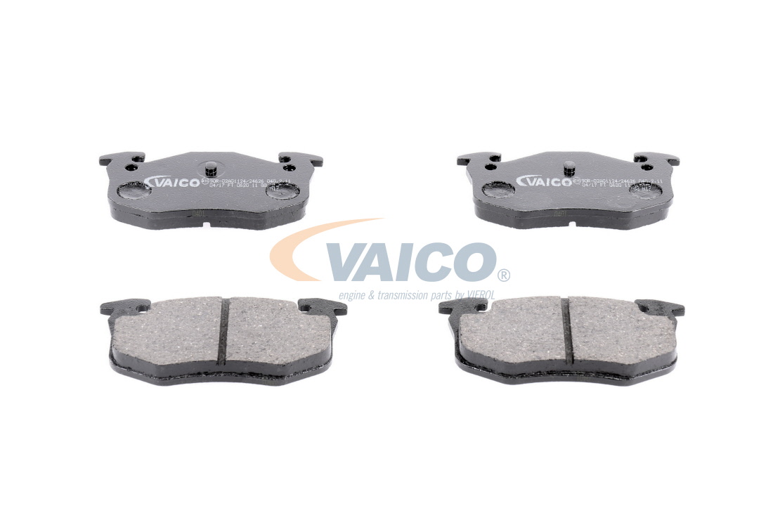 VAICO V46-0162 Remblokken Peugeot 206 2a/c 1.6 Flex 113 Pk Benzine/Ethanol 2008