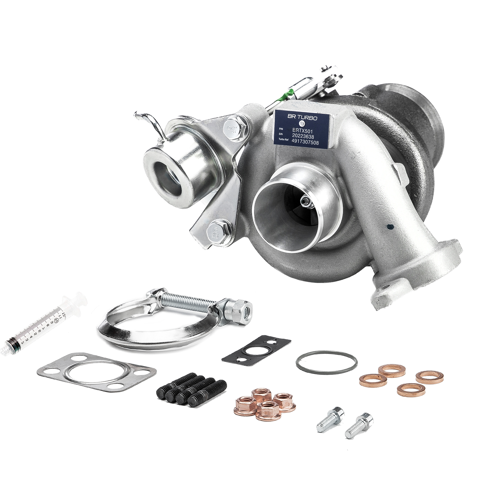 BR Turbo BRTX501M Turbokompresorius Citroen Jumpy Van 1.6 HDi 16V 90 AG dyzelinas 2016