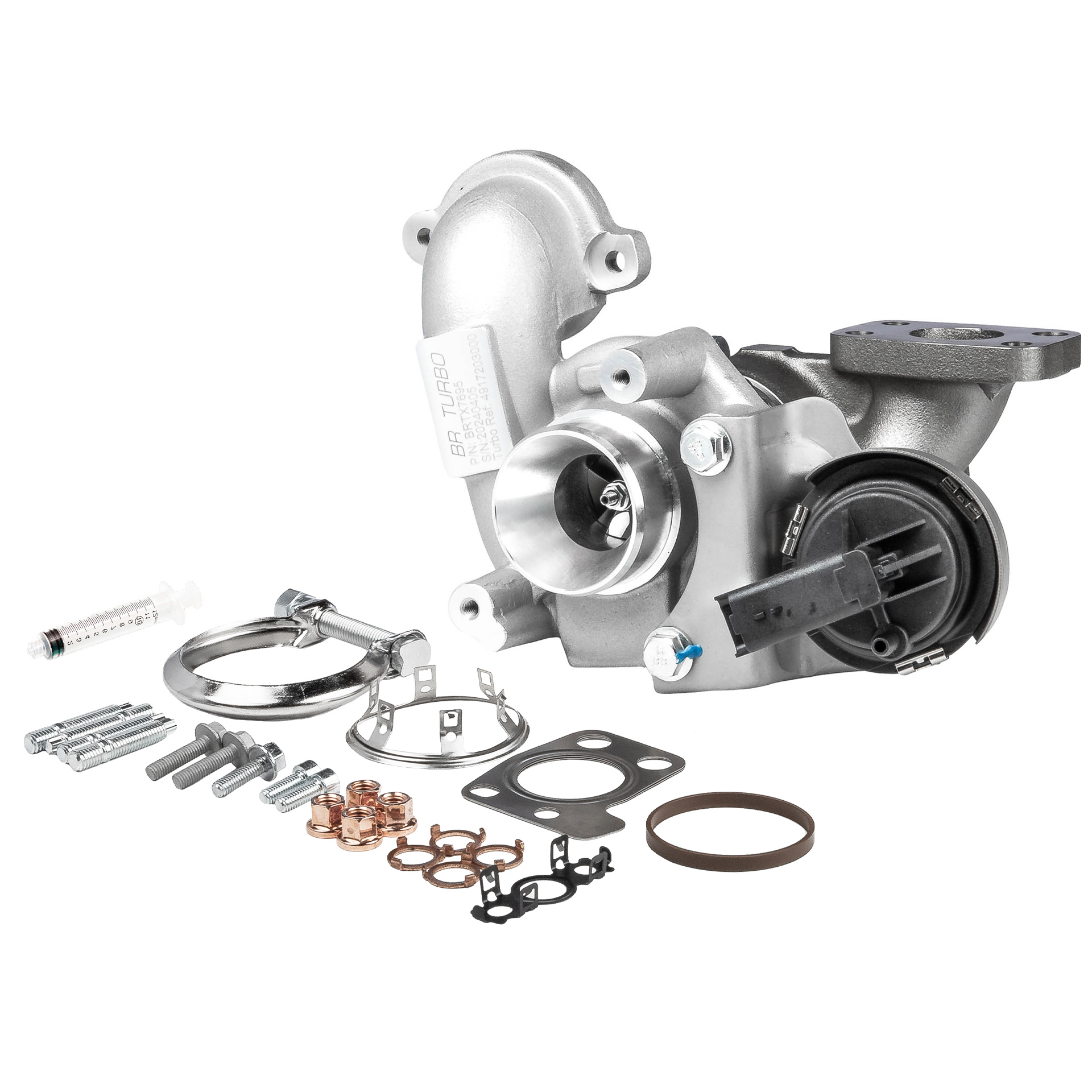 BR Turbo BRTX7695M Turbokompresorius DS DS3 Hatchback 1.6 BlueHDi 100 (SABHY0, SABHYT) 99 AG dyzelinas 2018