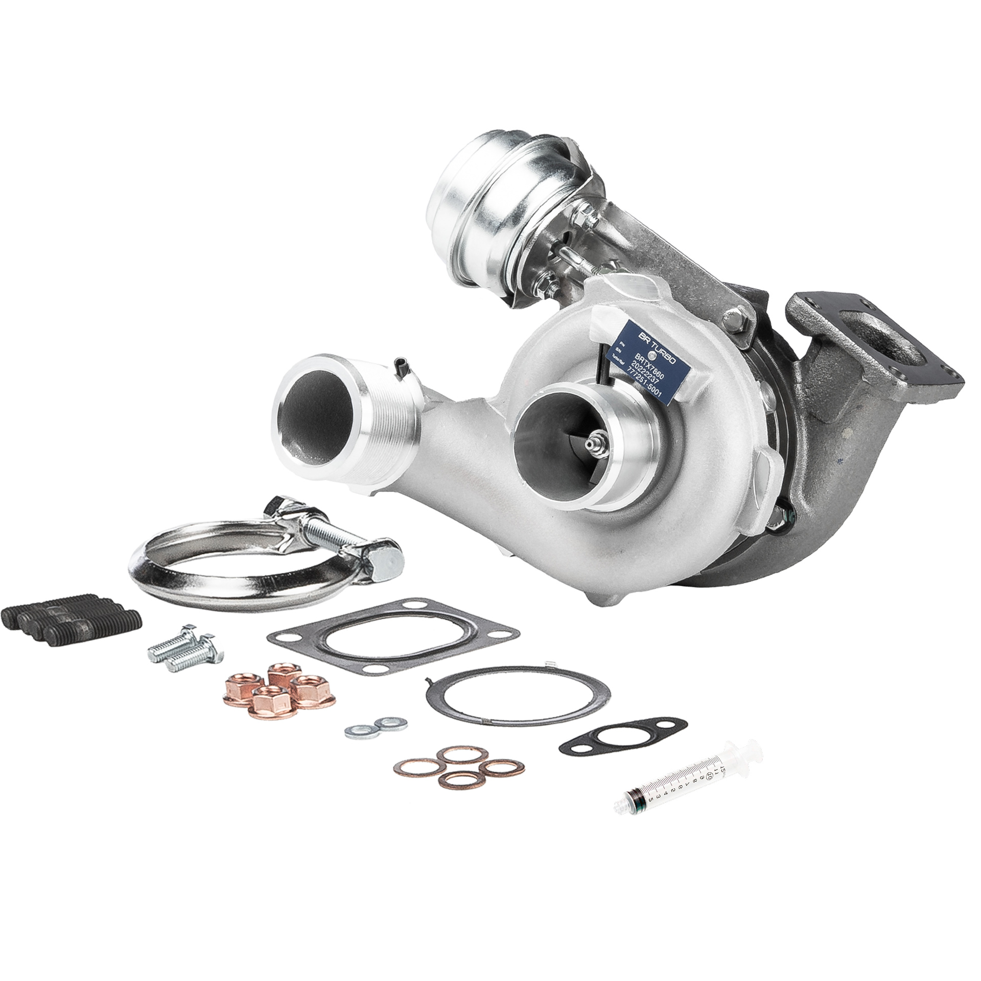 BR Turbo BRTX7860M Turbokompresorius Fiat Stilo Universalas 1.9 D 90 AG dyzelinas 2004