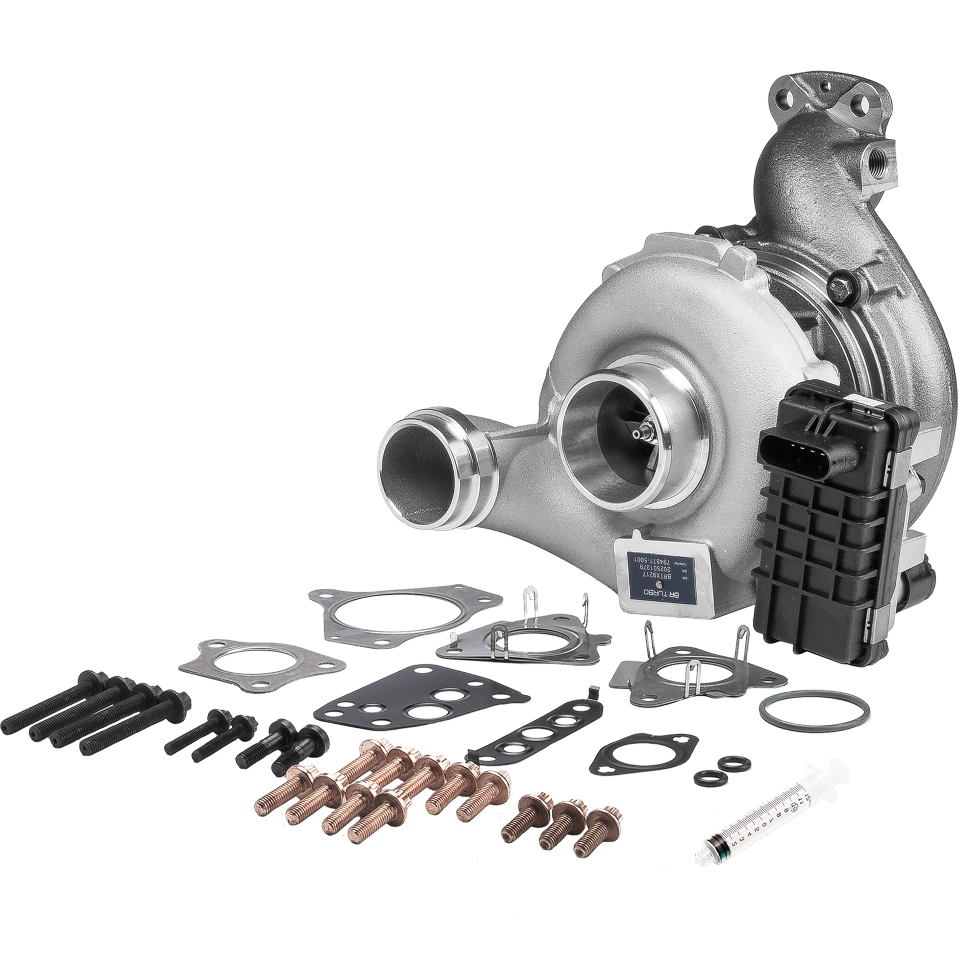 BR Turbo BRTX9217M Turbokompresorius Mercedes S204 C 320 CDI 3.0 (204.222) 224 AG dyzelinas 2012