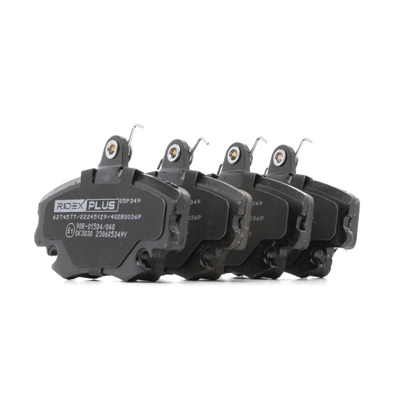 RIDEX PLUS 402B0036P remblokken 7701 202 289