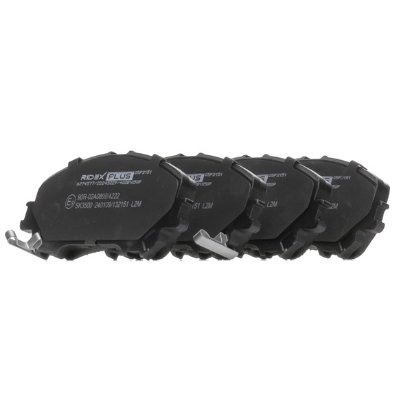 RIDEX PLUS D1060 4CA0A Juego de pastillas de freno 402B1050P