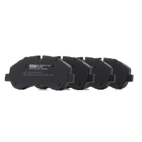 RIDEX PLUS 402B0588P Remblokken FORD Transit Mk7 Bus (V363) 3.5 EcoBoost RWD 314 Pk Benzine 2018
