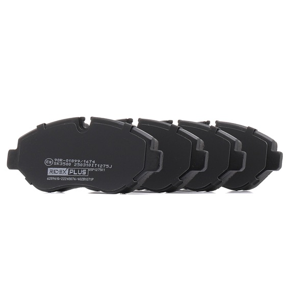 RIDEX PLUS 906 421 00 10 Bremseklodser 402B1071P