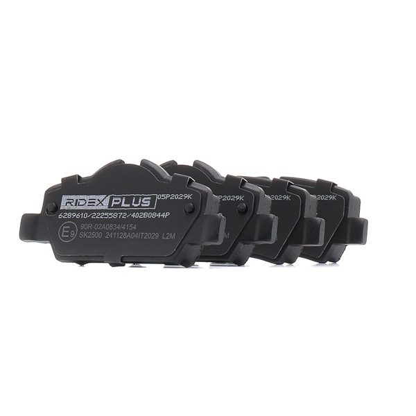 RIDEX PLUS 402B0844P Plaquette de frein Mini F55 Cooper S 163 CV Essence 2023