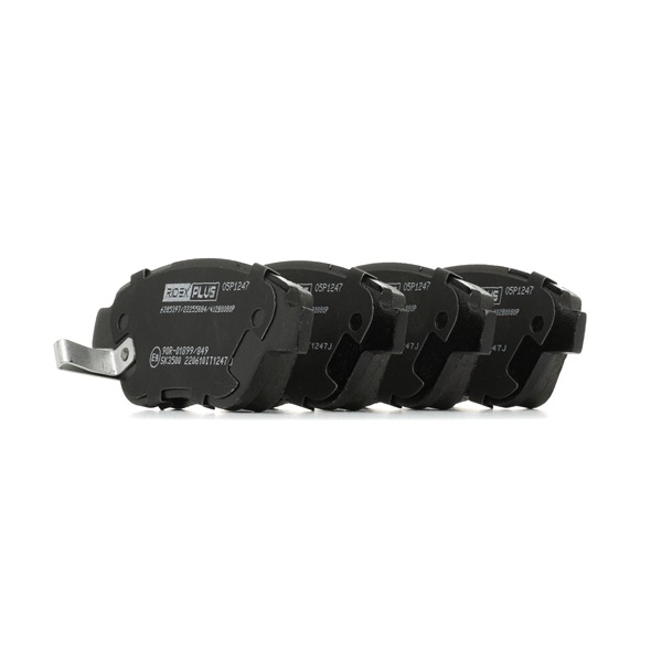 402B0080P RIDEX PLUS remblokken OPEL CORSA