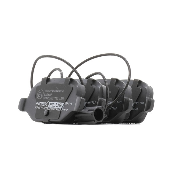 402B0716P RIDEX PLUS remblokken FIAT PANDA