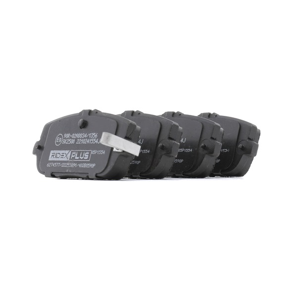 RIDEX PLUS 402B0590P Τακάκια φρένων Mazda MX 5 nc 2.0 (NC18) 160 PS Βενζίνη 2006