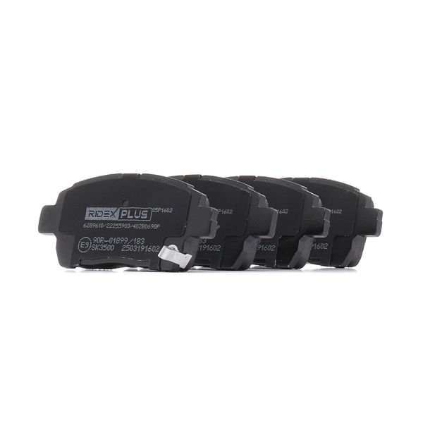 RIDEX PLUS 402B0698P Bromsbelägg GEELY (GLEAGLE) original
