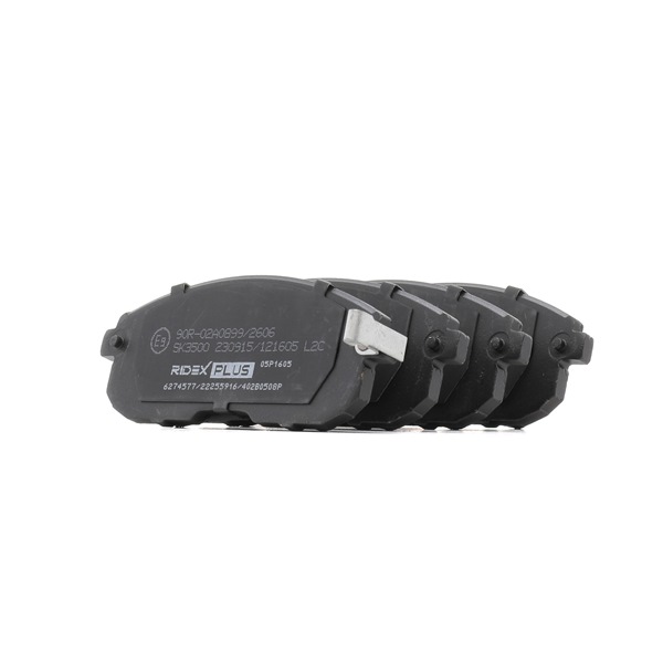 RIDEX PLUS 402B0508P remblokken 4106055F90