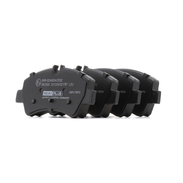 RIDEX PLUS 402B0684P Remblokken FORD Transit Mk7 Bus (V363) 2.2 TDCi 4x4 125 Pk Diesel 2014