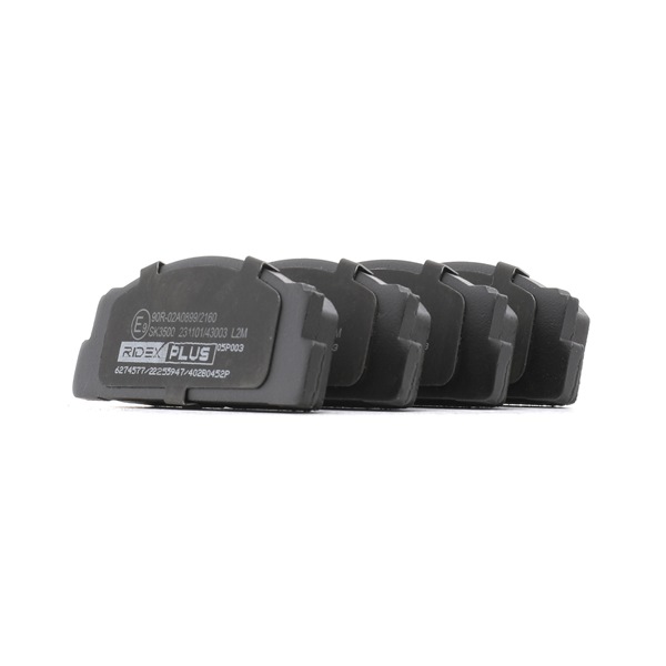 402B0452P RIDEX PLUS remblokken FIAT PANDA
