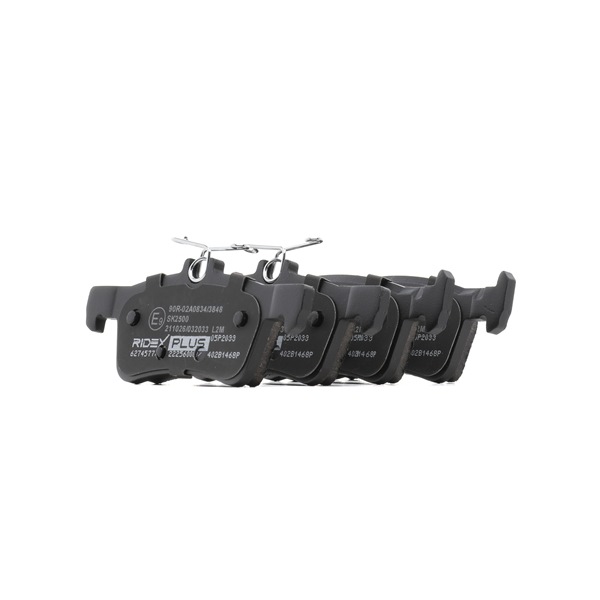 RIDEX PLUS 402B1468P Remblokken Ford Fiesta Mk7 1.0 EcoBoost 140 Pk Benzine 2025