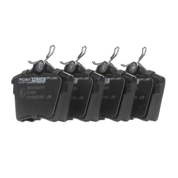 RIDEX PLUS 402B0128P Stabdžių kaladėlės CITROËN C5 Aircross 2.0 BlueHDi (AJEHZR) 177 AG dyzelinas 2024
