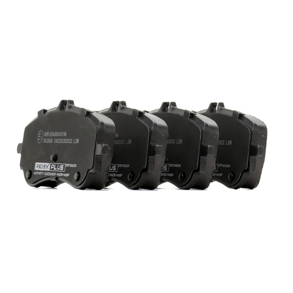 RIDEX PLUS 2H6-698-451A Stabdžių kaladėlės 402B1408P