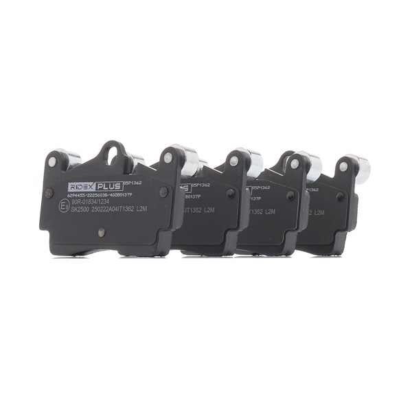 RIDEX PLUS 955 352 939 50 Bremseklodser 402B0137P