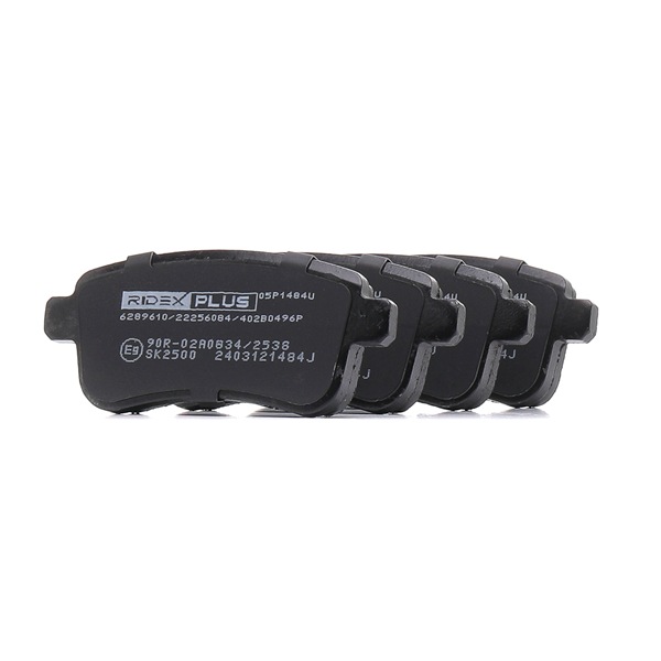 402B0496P RIDEX PLUS remblokken RENAULT CLIO