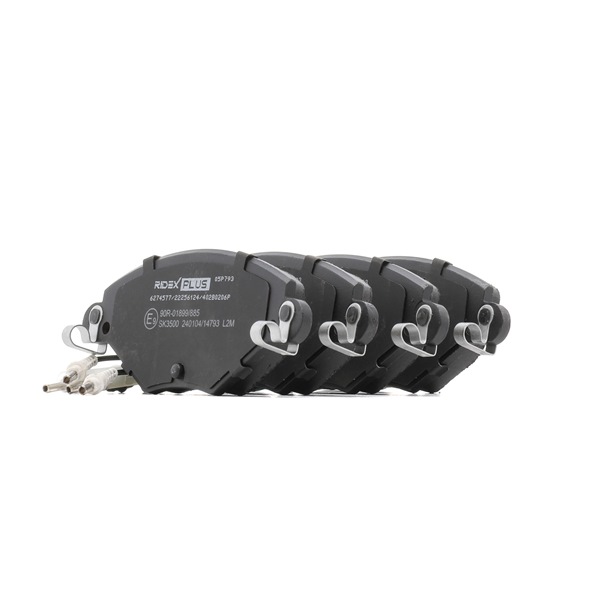 RIDEX PLUS 402B0206P remblokken 1617257180