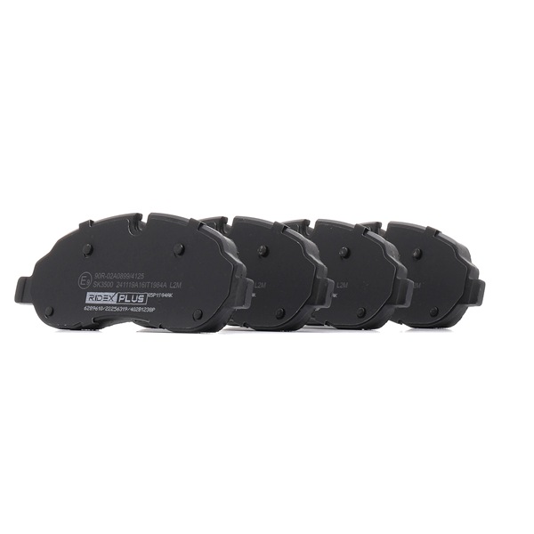 RIDEX PLUS 402B1238P Remblokken FORD Transit Mk7 Bus (V363) 3.5 EcoBoost RWD 314 Pk Benzine 2019