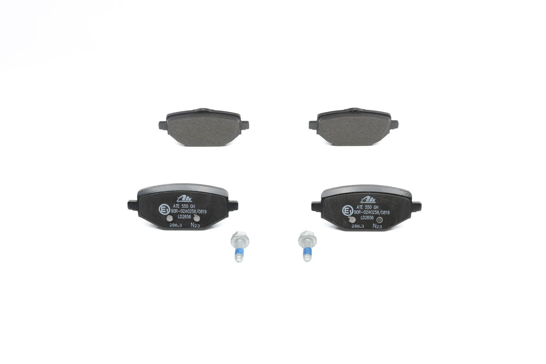 ATE 13.0470-2656.2 Pastiglie dei freni Renault Captur 2 E-TECH 160 158 CV Benzina/Elettrico 2023