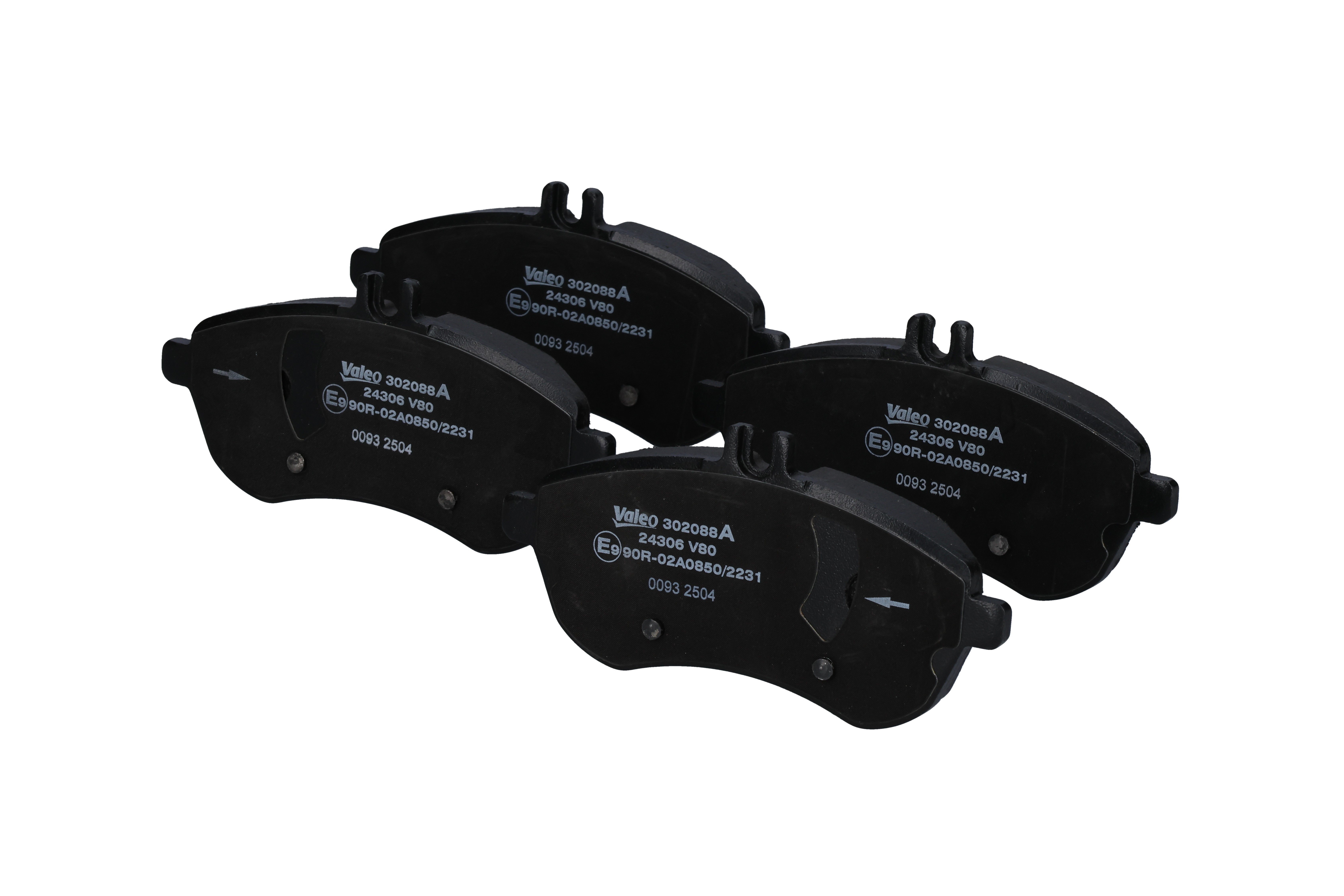 VALEO A0054201520 Plaquettes de frein 302088A