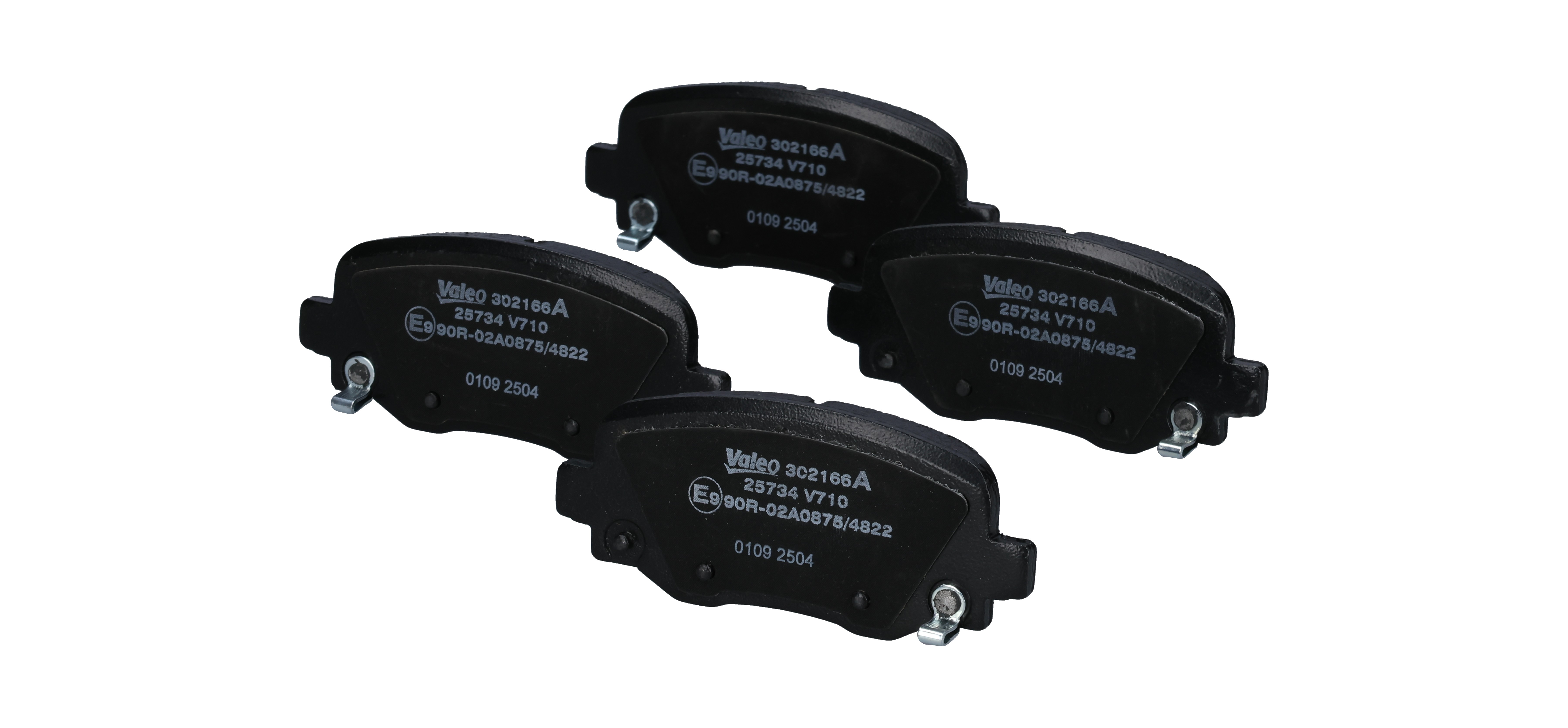 VALEO 68225 301AB Stabdžių kaladėlės 302166A