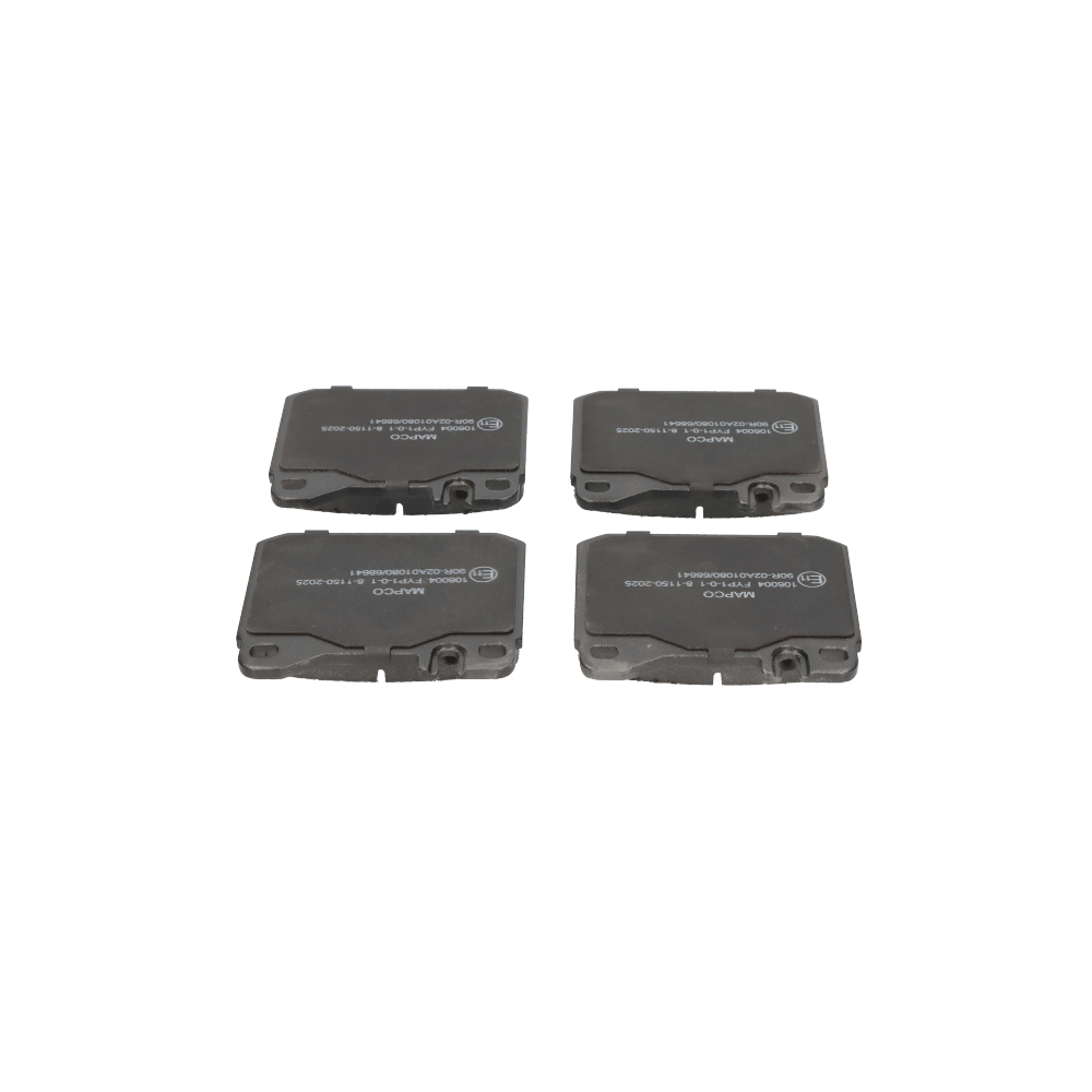 MAPCO 106004 Bremseklodser Mercedes W126 380 SE, SEL (126.032, 126.033) 218 HK Benzin 1980