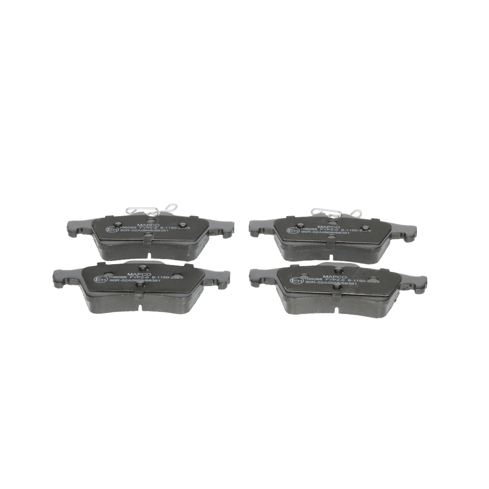 MAPCO 93172190 Plaquettes de frein 106088