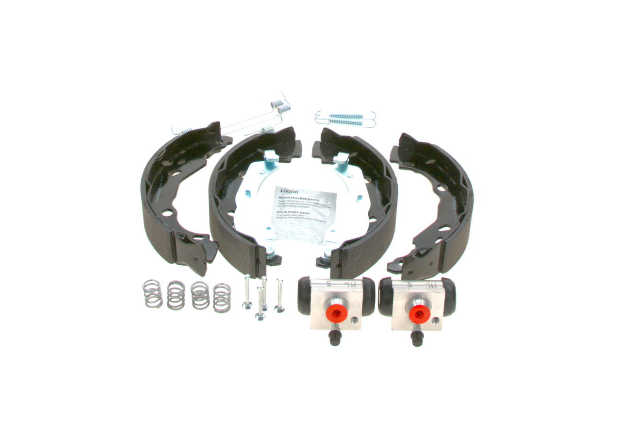 BOSCH 0 204 113 752 Stabdžių antdėklo rinkinys būgninis stabdys Renault Clio 2 1.6 (B/CB0D, BB00) 90 AG benzinas 2005