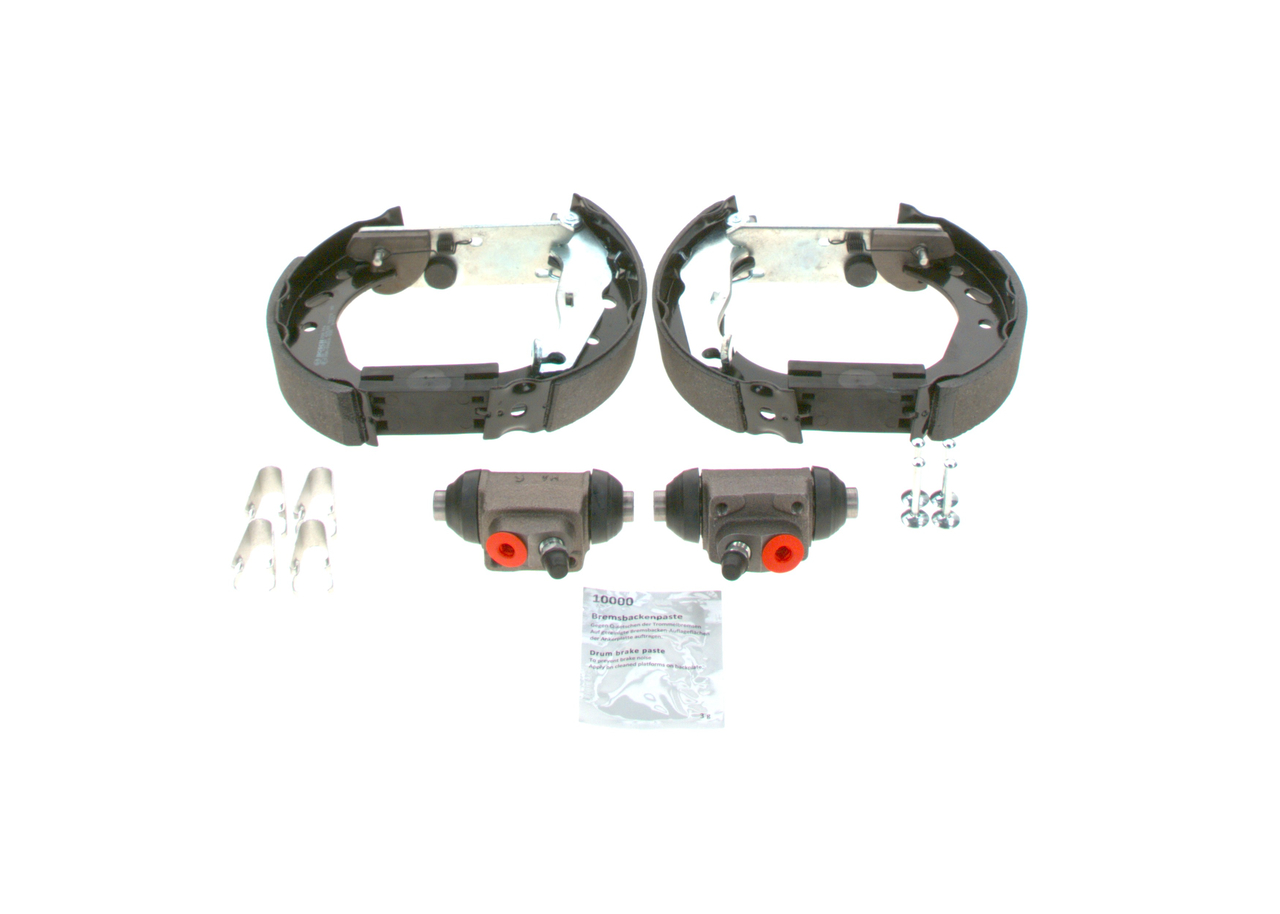 BOSCH 0 204 114 586 Trommelrem Ford Fiesta Mk4 1.4 i 16V 90 Pk Benzine 1998