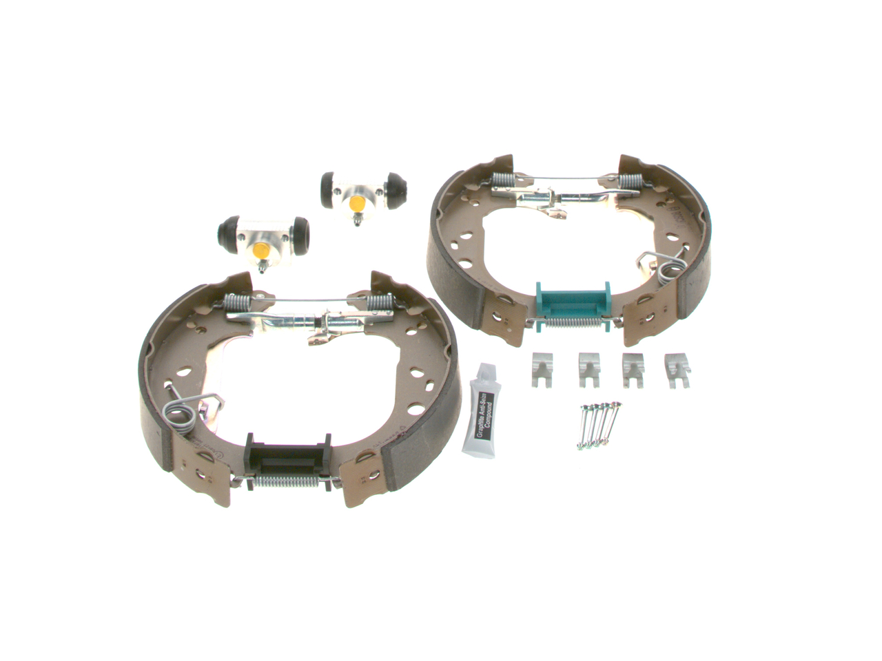 BOSCH 0 204 114 656 Ganasce freni Fiat Idea 350 1.3 D Multijet 90 CV Diesel 2016