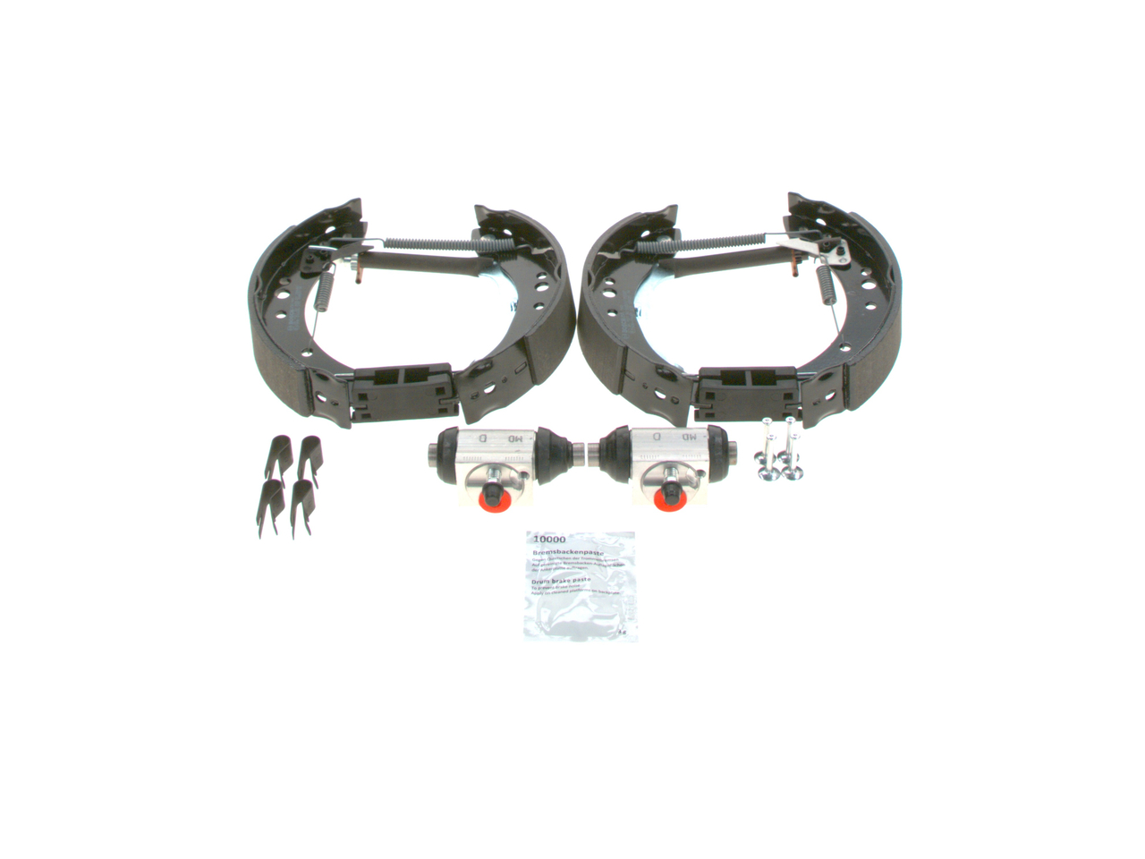 BOSCH 0 204 114 665 trommelbremser Mitsubishi Colt Z30 1.3 LPG (Z33A) 95 hk bensin/bilgass (LPG) 2012