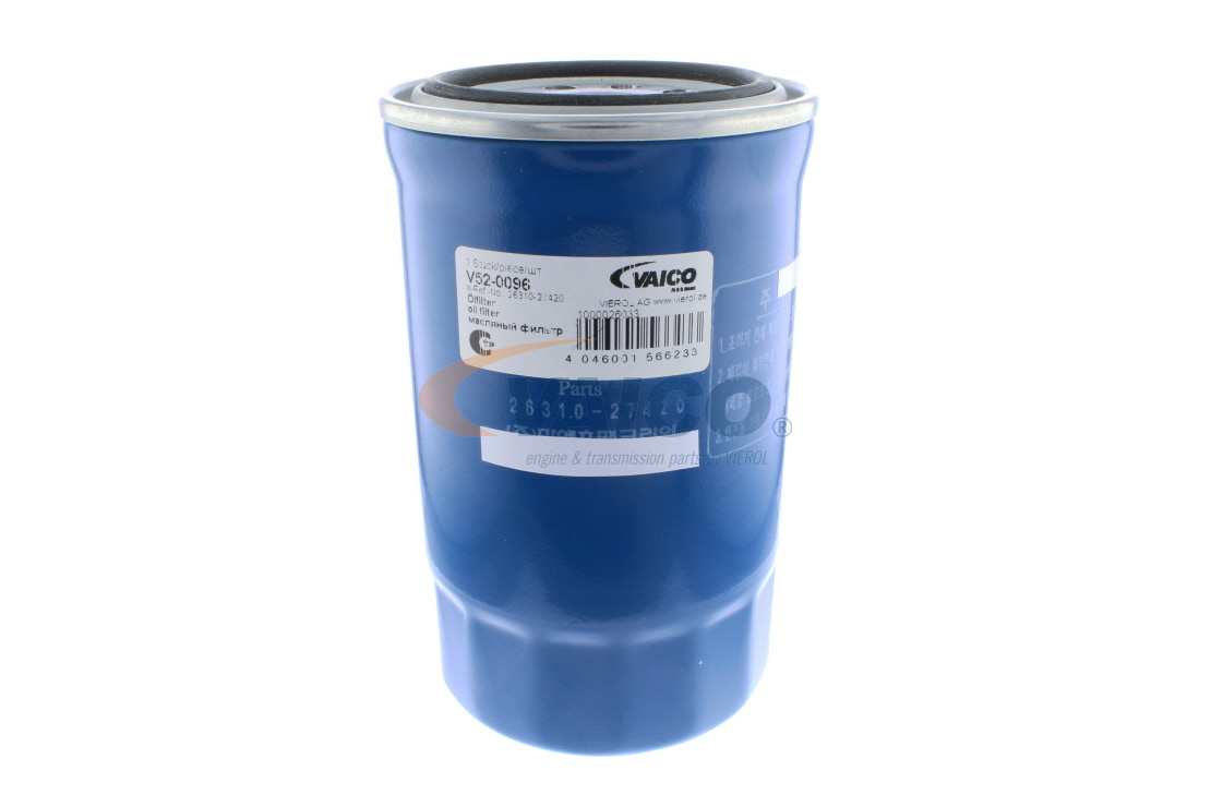 VAICO V52-0096 Eļļas filtrs KIA Carens 3 2.0 CRDi 135 136 ZS Dīzelis 2012