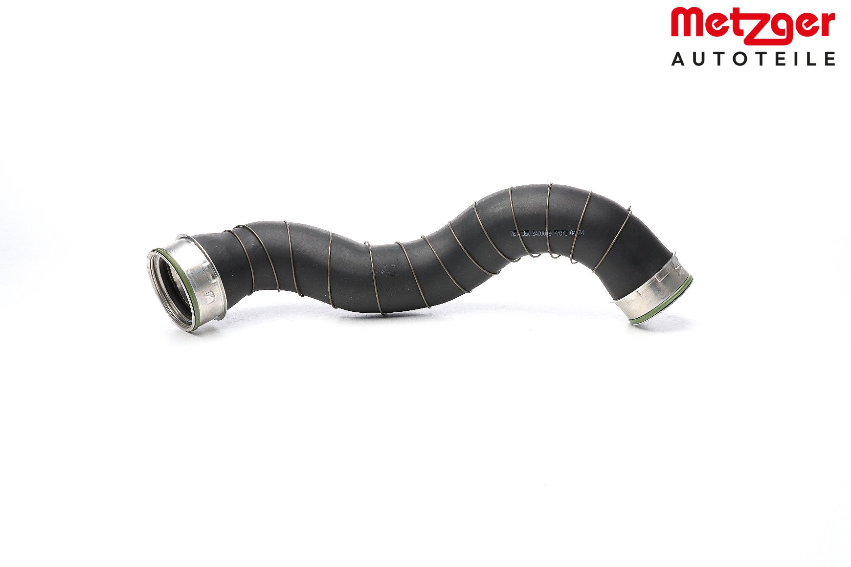METZGER 2400012 Pūtes sistēmas gaisa caurule Mercedes S211 E 200 1.8 Kompressor (211.242) 163 ZS Benzīns 2007