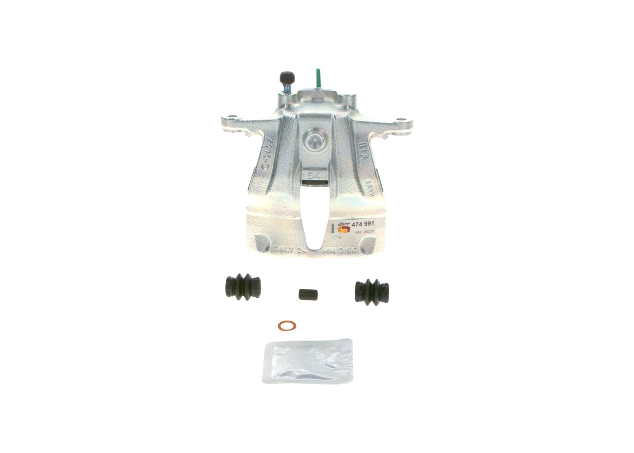 BOSCH 0 986 474 991 Bremsekaliber Opel Corsa C Hatchback 1.6 (F08, F68) 84 HK Benzin 2005