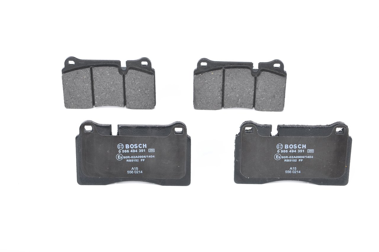 Τακάκια φρένων BOSCH LAND ROVER RANGE ROVER 0 986 494 351