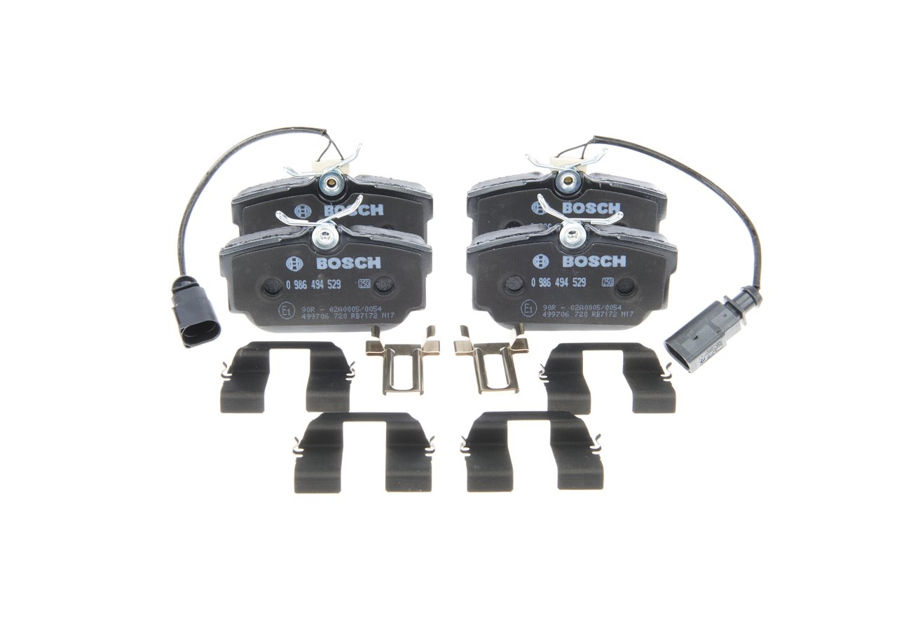 BOSCH 0 986 494 529 Bremsbeläge VW T4