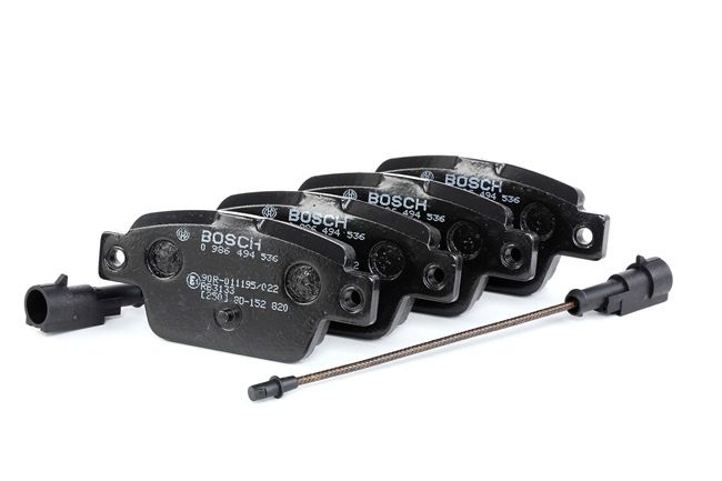 BOSCH 0 986 494 536 Stabdžių kaladėlės LANCIA Delta III (844)