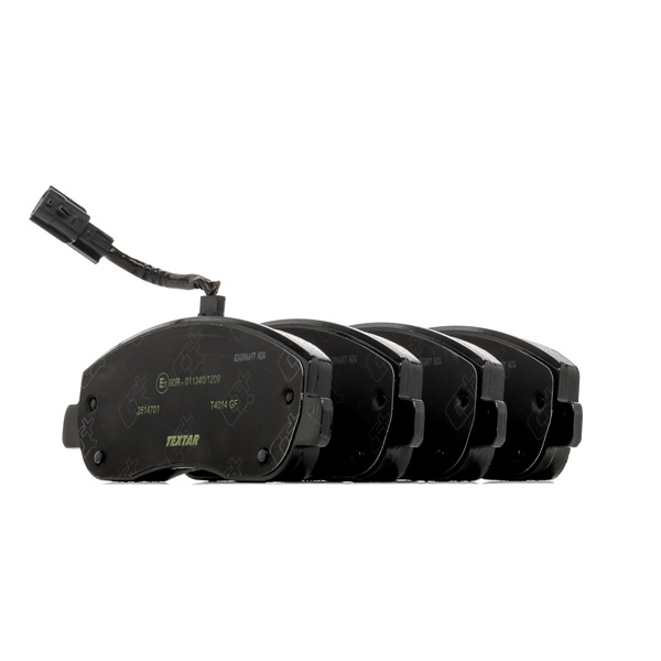 Remblokkenset voor schijfrem TEXTAR RENAULT TWINGO 2514701