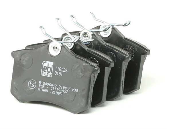 FEBI BILSTEIN 116026 Τακάκια φρένων Renault Scenic 2 1.6 Hi-Flex (JA15, JA2B, JA2C) 116 PS Βενζίνη/αιθανόλη 2007