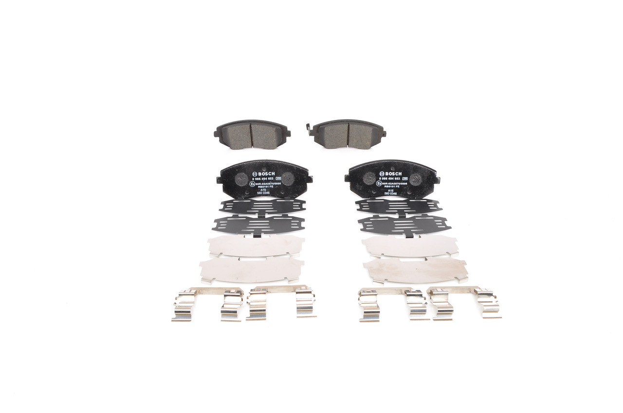 BOSCH 0 986 494 653 replacement Subaru Forester SG brake pads rear and front price