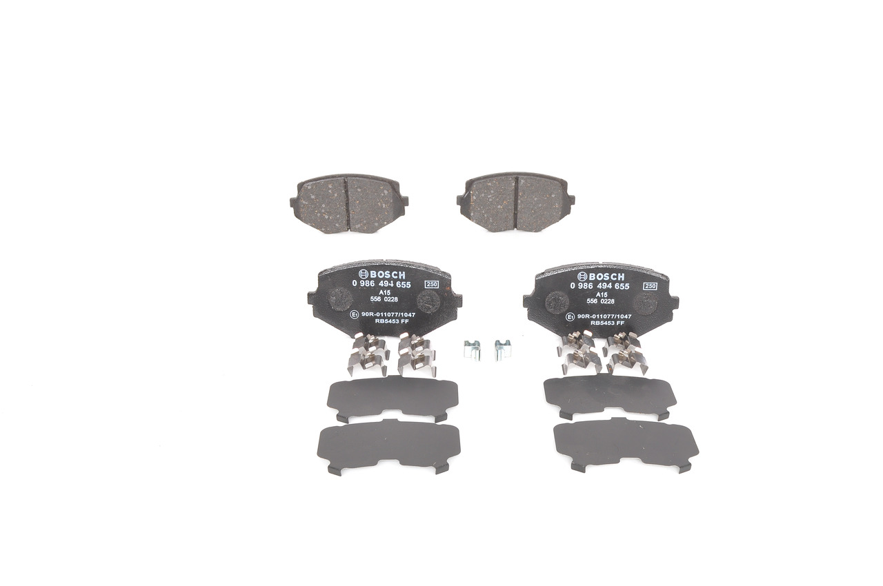 BOSCH 0 986 494 655 remblokken Mazda MX-5 NA