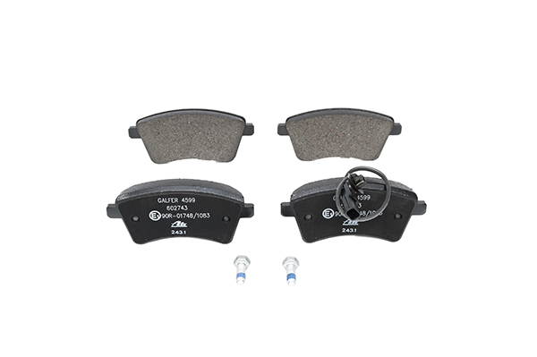 Pastillas de freno ATE RENAULT KANGOO 13.0460-2743.2