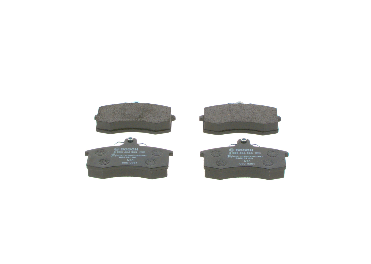 Τακάκια BOSCH LADA 112 0 986 494 533