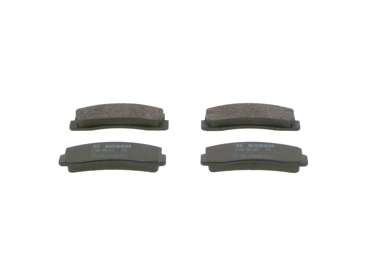 0 986 494 543 BOSCH 21213501090 Bremsbeläge